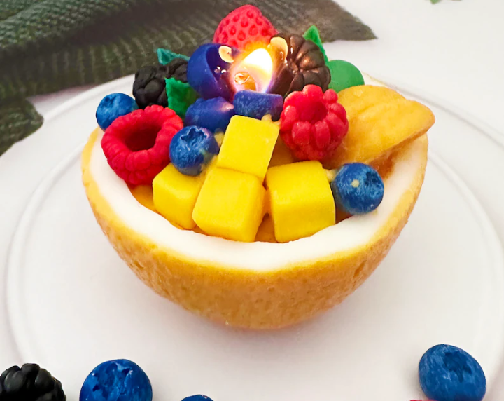 Ultra Design Fruit Bowl Candle